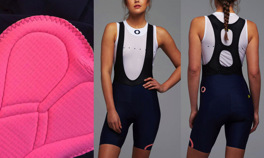 pedla linear collection women's bib shorts