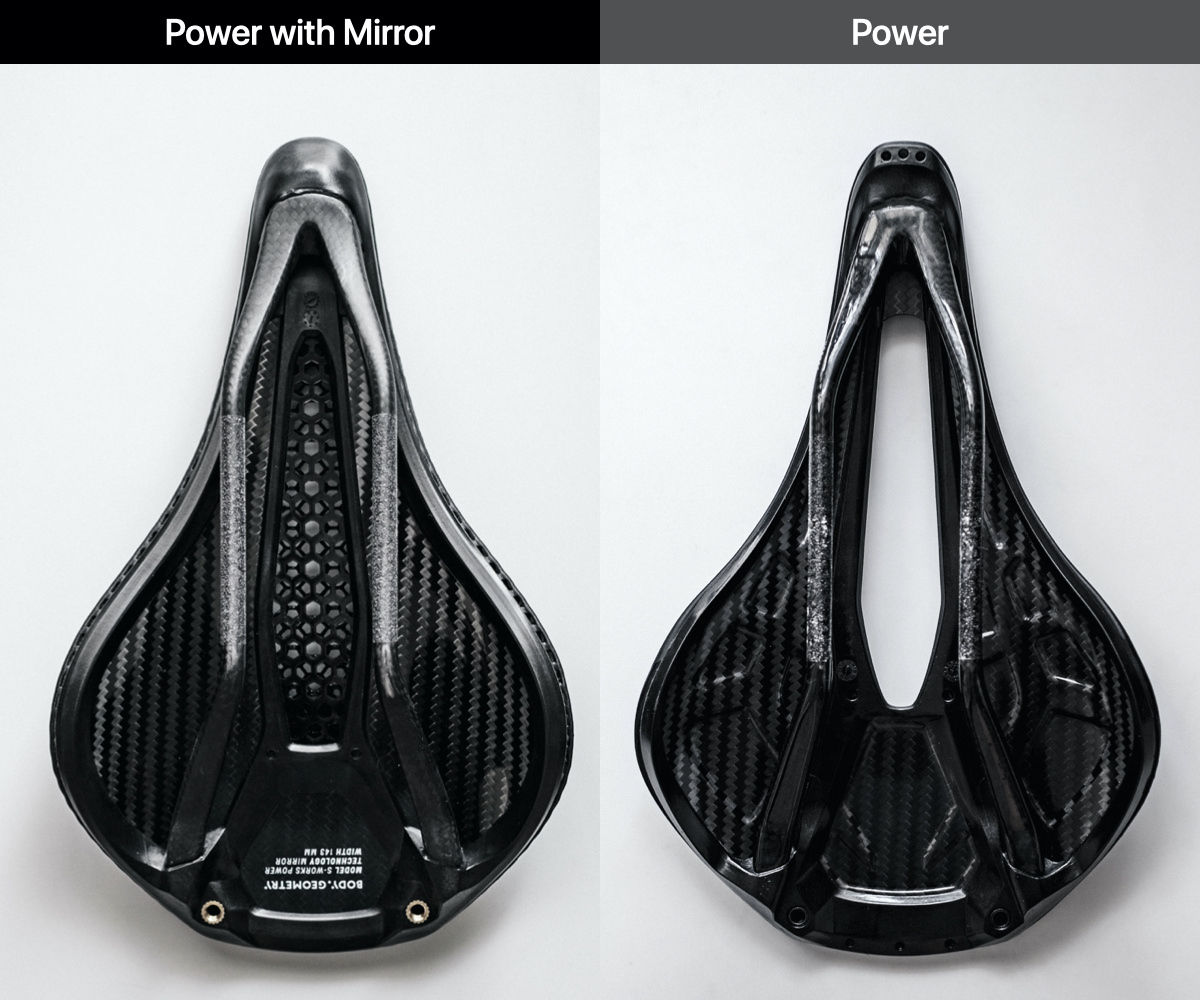 S-WORKS POWER WITH MIRROR SADDLE カーボンレール-