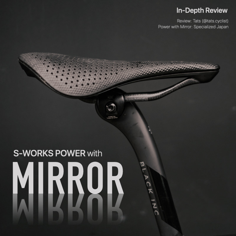 S-Works Power with Mirrorレビュー：3Dプリント×ショートノーズサドル