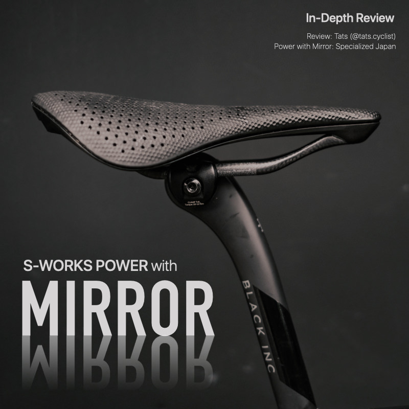 ☆S-WORKS POWER WITH MIRROR SADDLE ミラーサドル／サイズ155mm