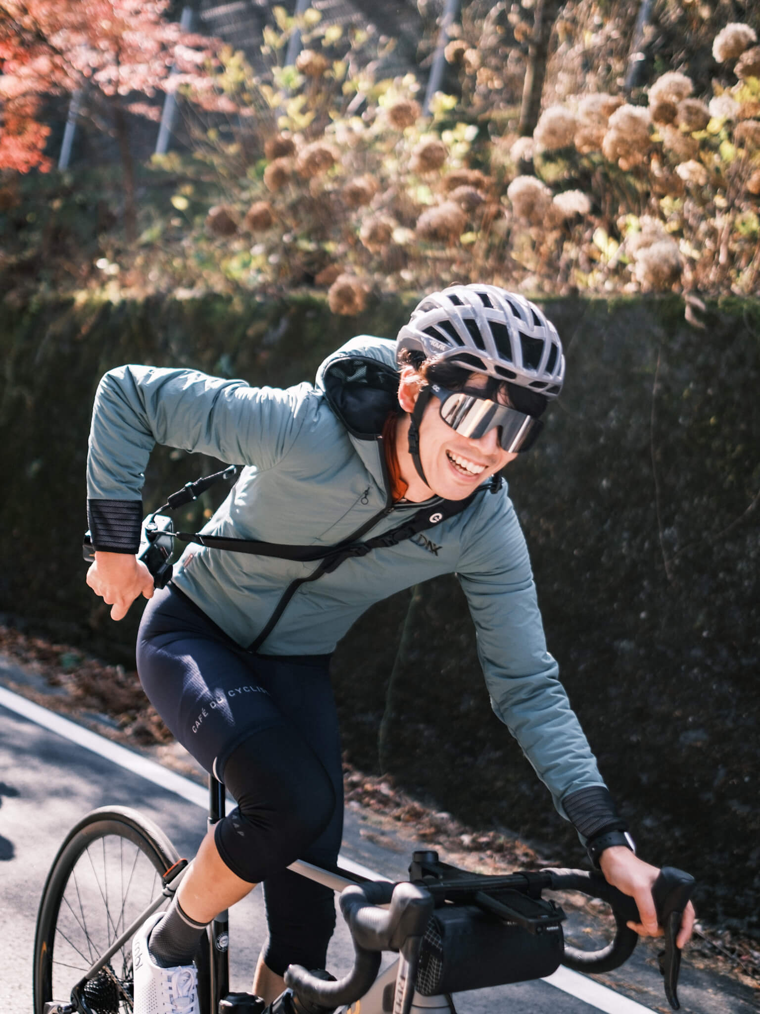 シルバーグレー サイズ cafe du cycliste カフェドシクリステ ハイジ