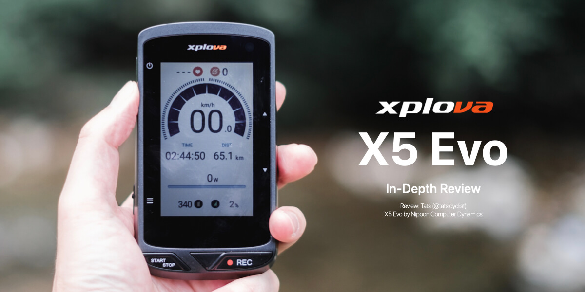 xplova X5 Evo』長期レビュー：サクサク操作のカメラ内蔵GPSサイコン 