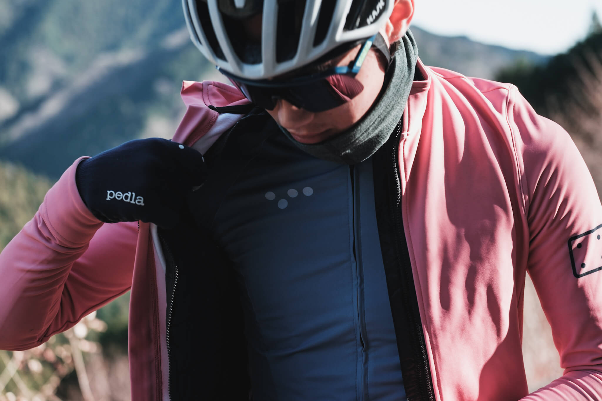 Rapha Mens Core Winter Jacket (High-Vis Pink)