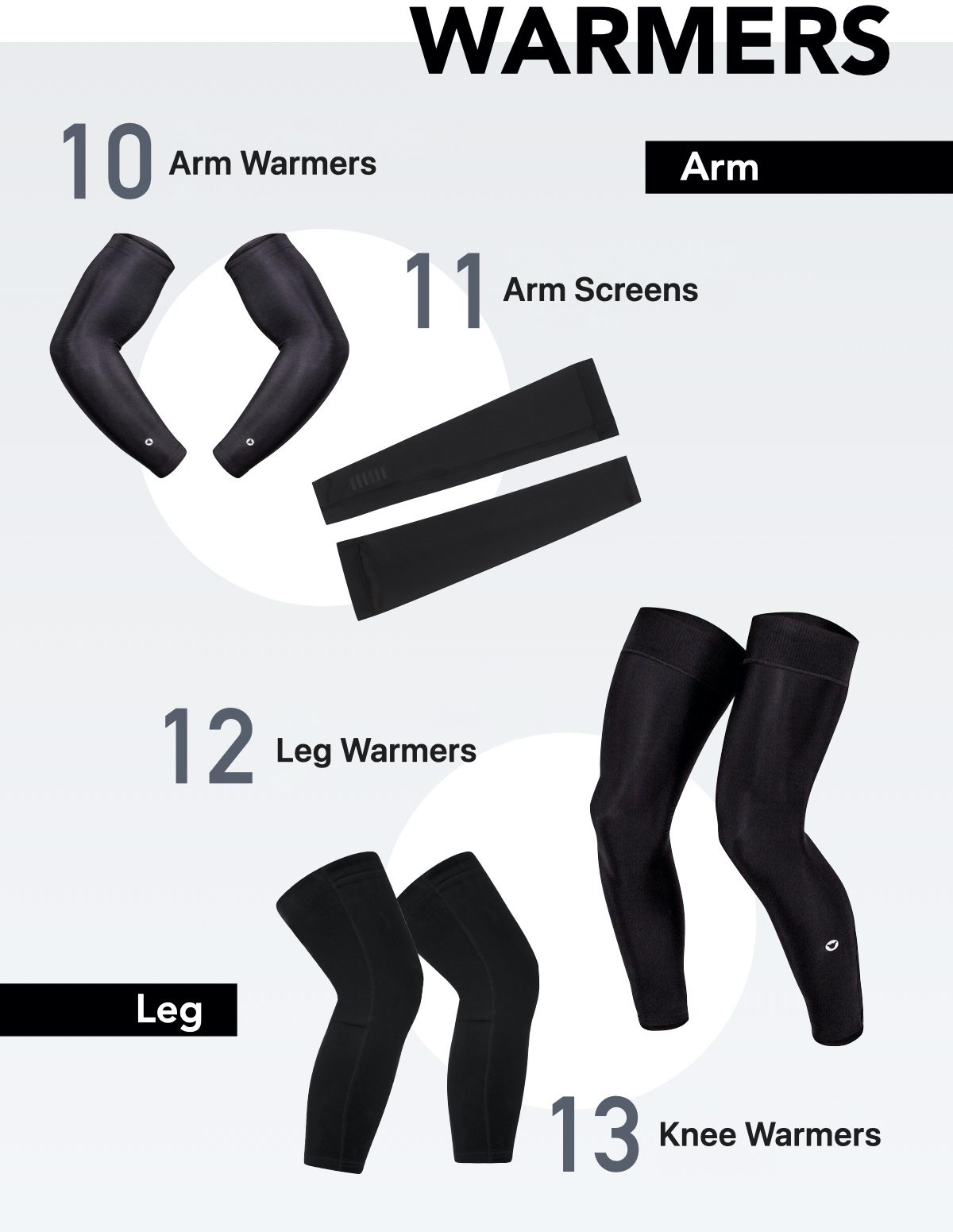 Cycling Clothing Outfit - Warmers